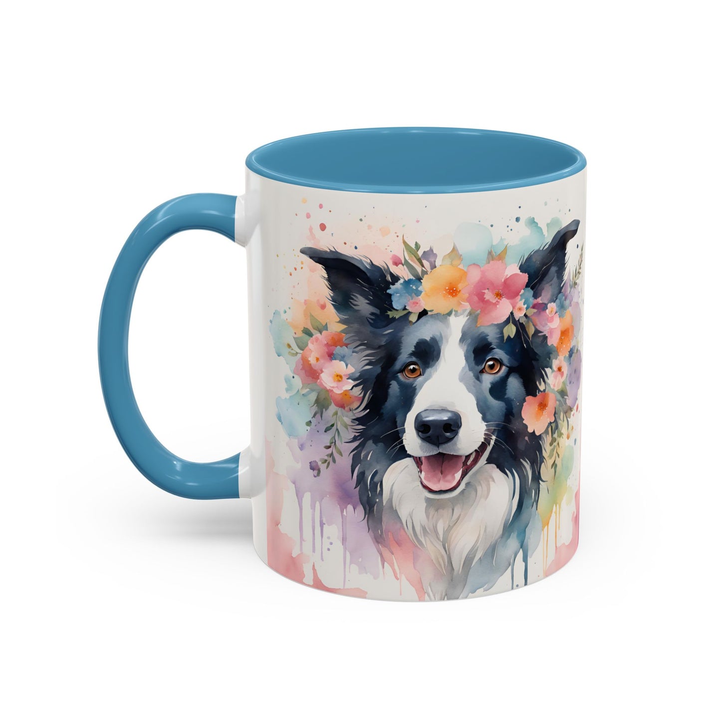 Border Collie 01 Accent Coffee Mug - Dog Lover Gift