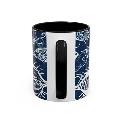 Fish 03 Accent Coffee Mug (11oz)