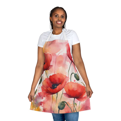 Poppies 03 Apron 5-Color Straps