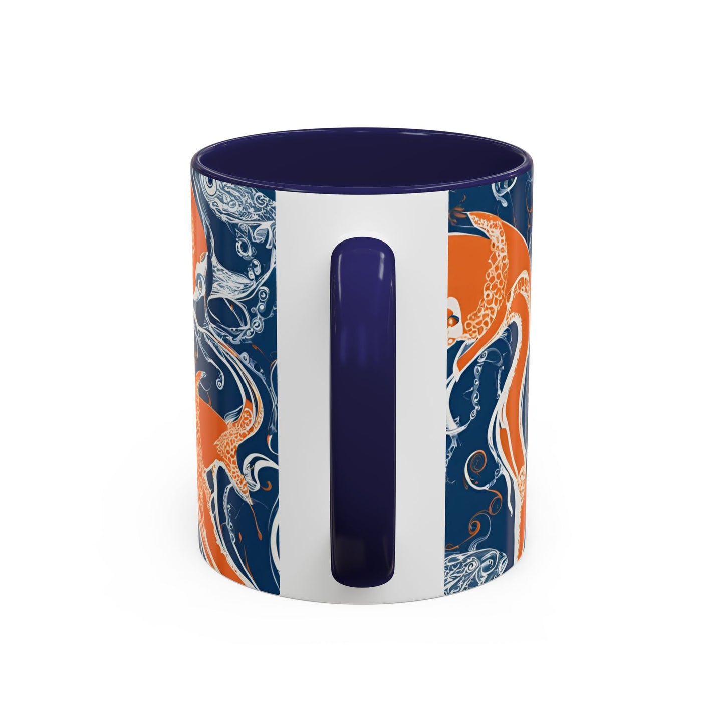 Orange Fish 10 Accent Coffee Mug (11oz)