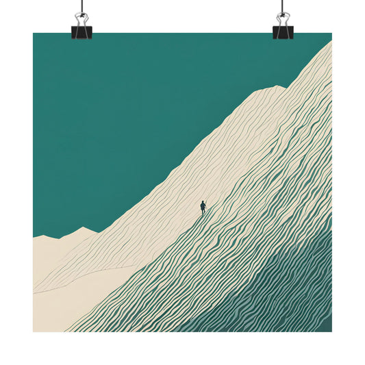 Lone Collection Walker 4 Matte Square Posters