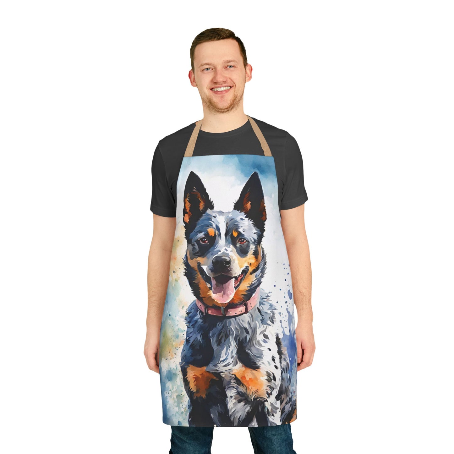 Australian Blue Heeler Adult Apron (AOP)