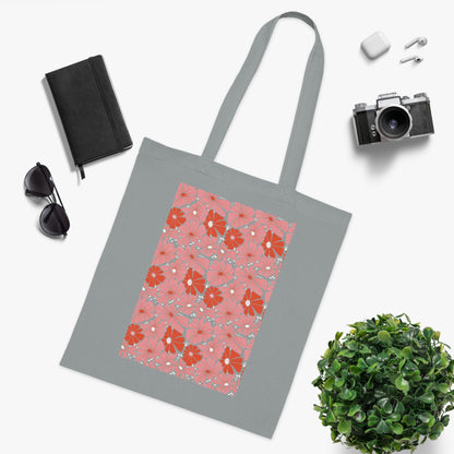Abstract flowers 18 Cotton Tote