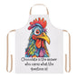 Chocolate is the answer……Adult Apron (AOP)