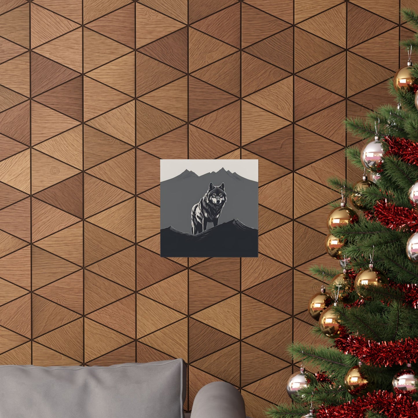Lone Collection Wolf 16 Matte Square Posters