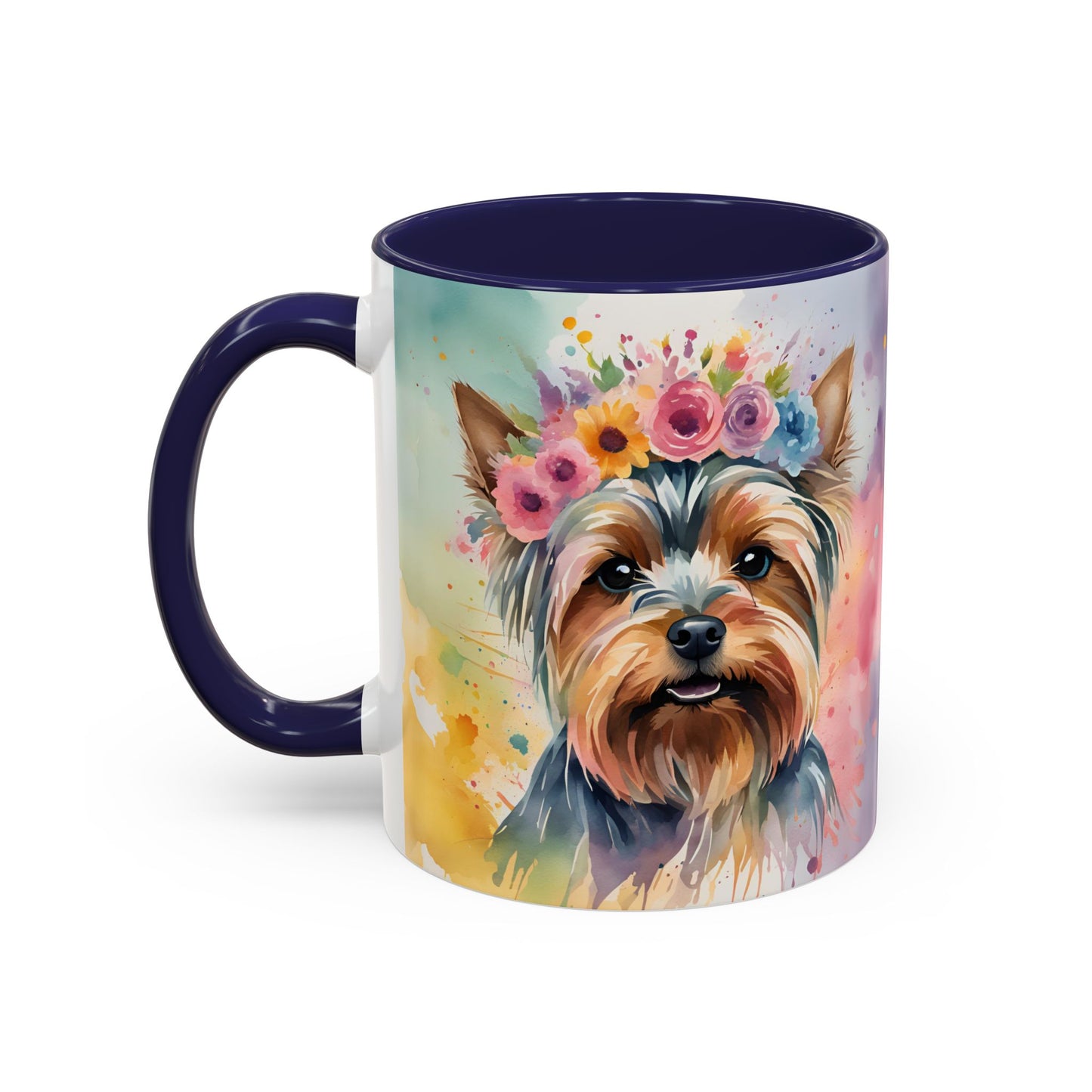 Yorkshire Terrier 01 Accent Coffee Mug - Dog Lover Gift