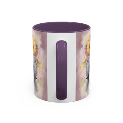 Bearded Collie 01 Accent Coffee Mug - Dog Lover Gift