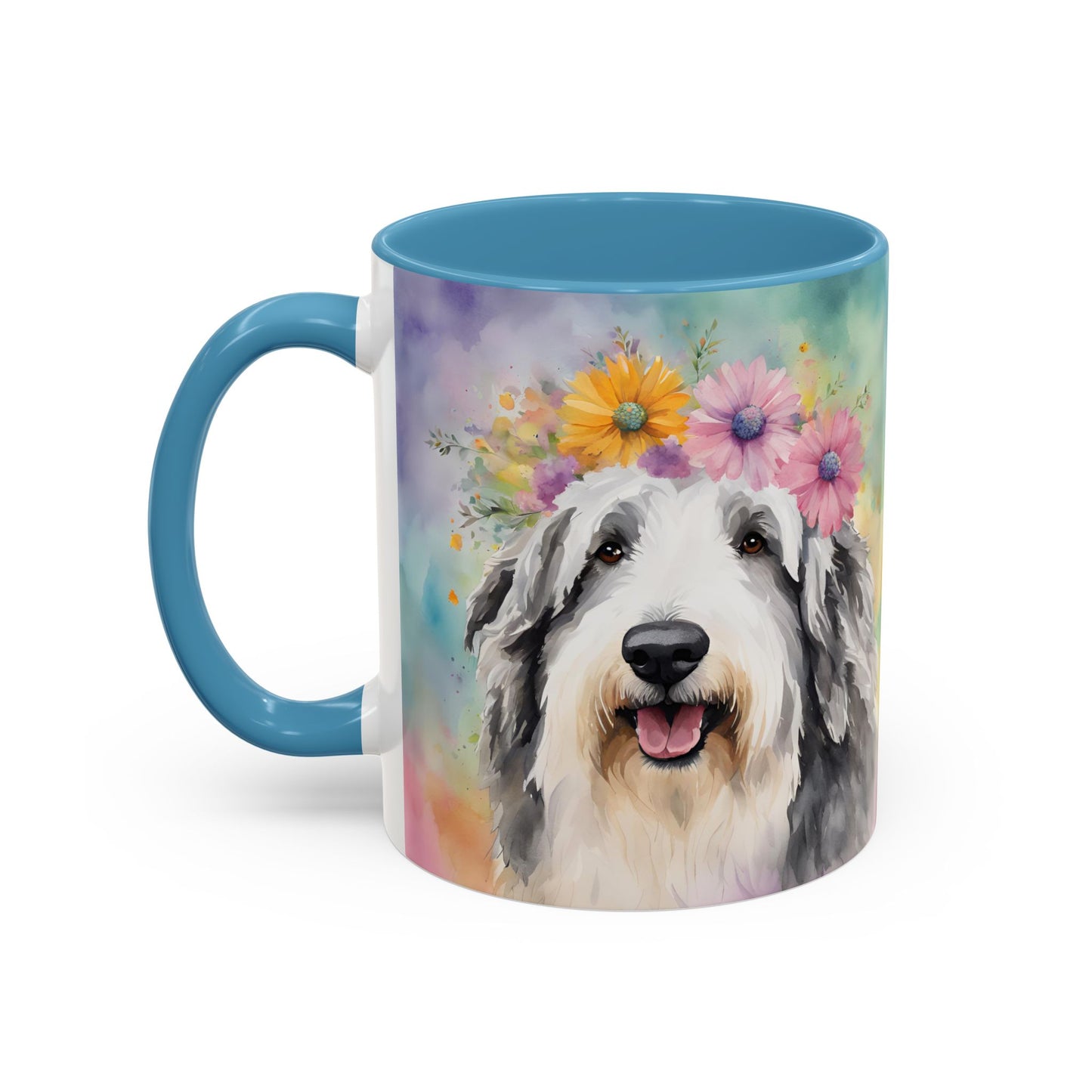 Bearded Collie 03 Accent Coffee Mug - Dog Lover Gift