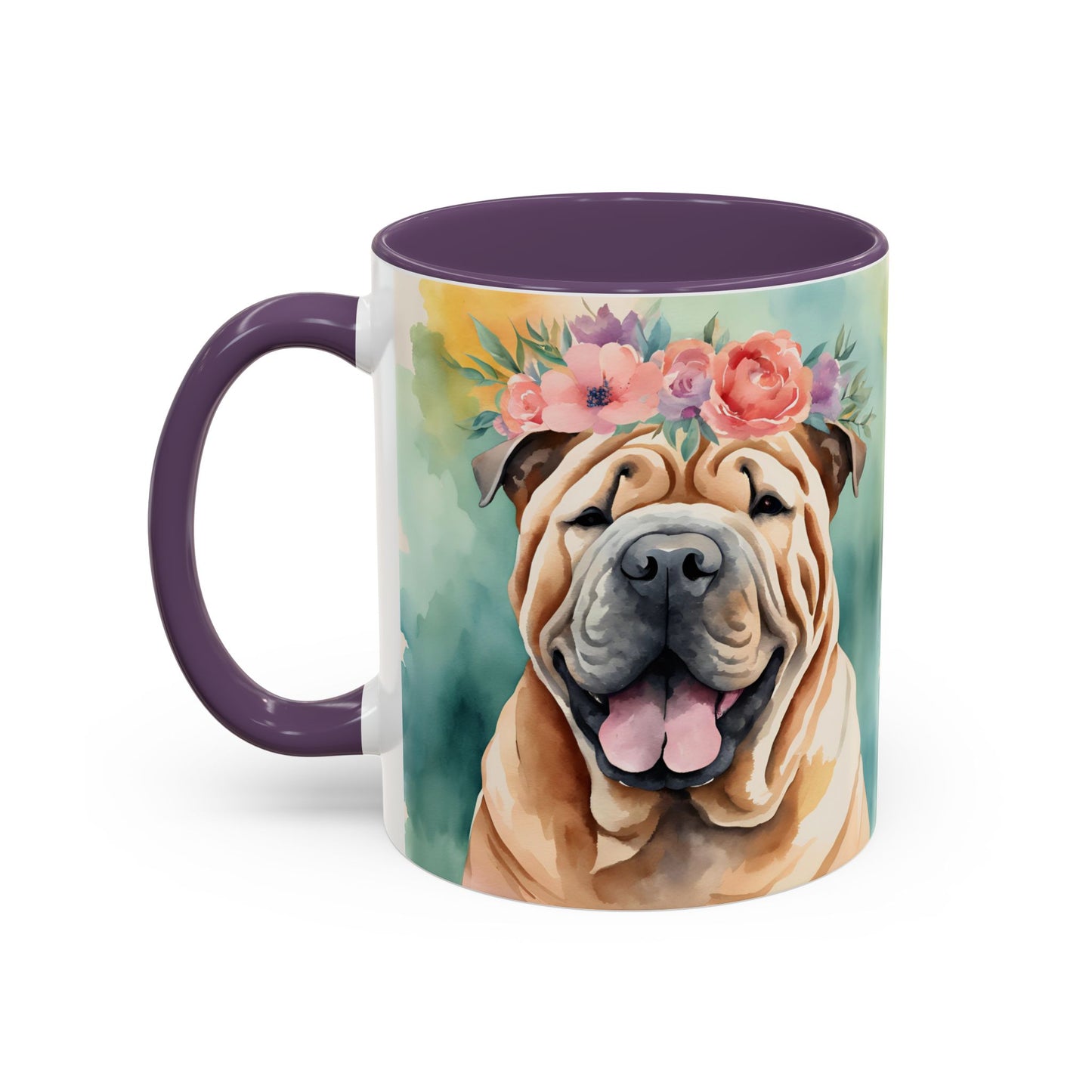 Shar Pei 01 Accent Coffee Mug - Dog Lover Gift