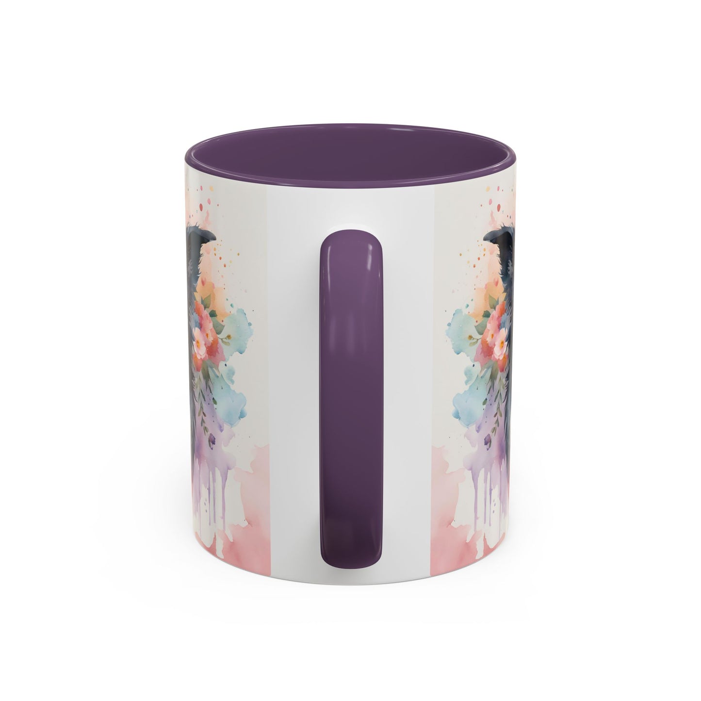 Border Collie 01 Accent Coffee Mug - Dog Lover Gift