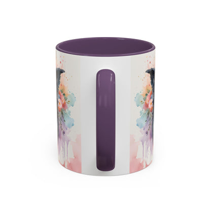Border Collie 01 Accent Coffee Mug - Dog Lover Gift