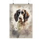 Dogs Springer Spaniel 02 Matte Vertical Poster