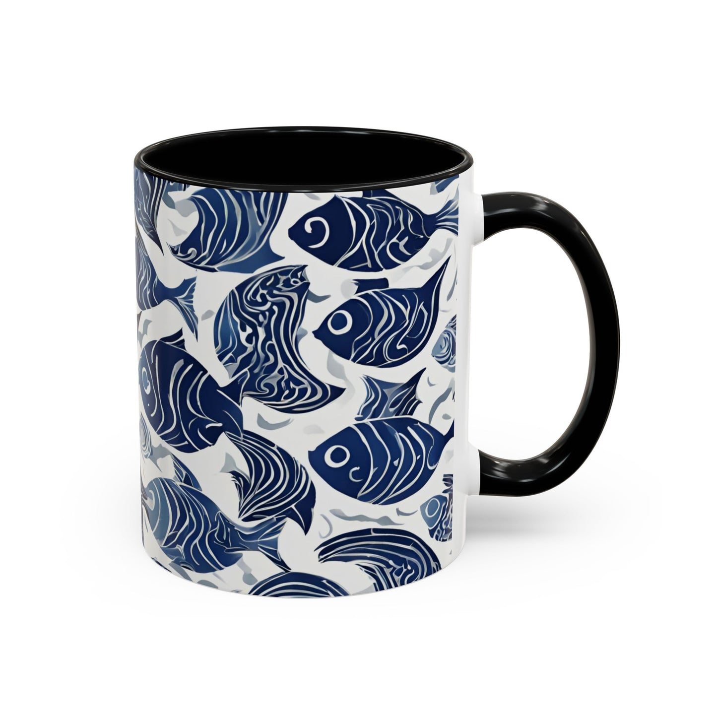 Fish 05 Accent Coffee Mug (11oz)