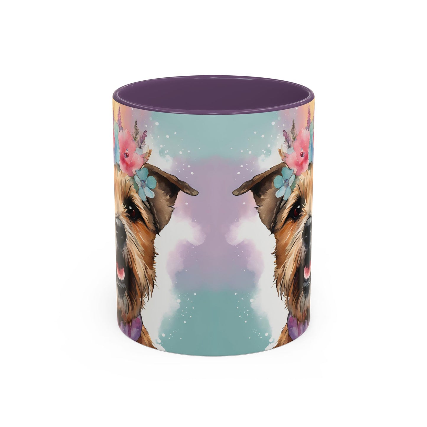 Border Terrier 02 Accent Coffee Mug - Dog Lover Gift
