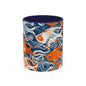 Orange Fish 09 Accent Coffee Mug (11oz)