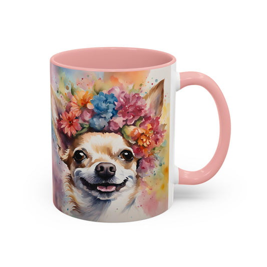 Chihuahua 04 Accent Coffee Mug - Dog Lover Gift