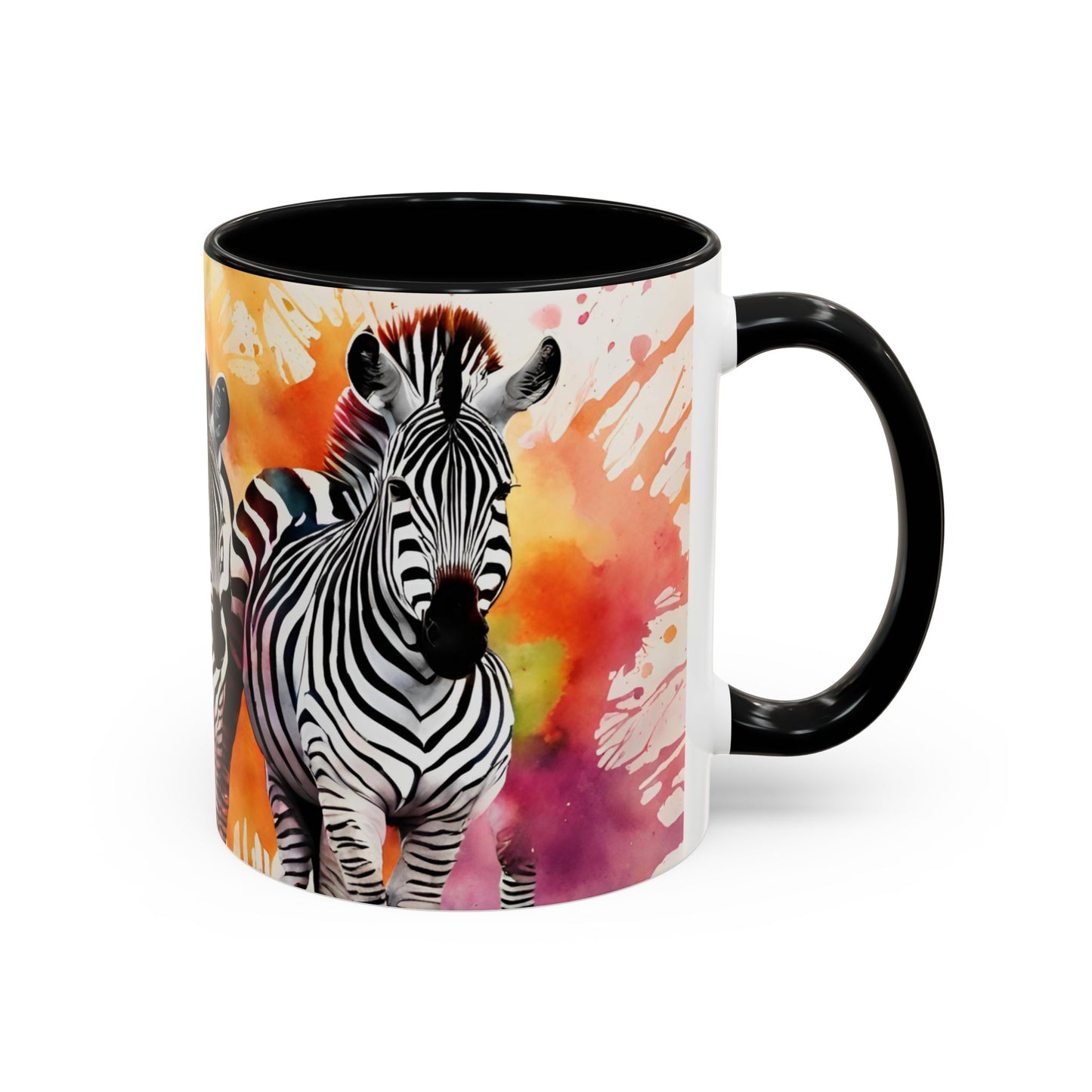 Multicoloured Zebra 1 Accent Mug 11oz