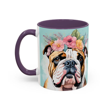 British Bulldog 02 Accent Coffee Mug - Dog Lover Gift