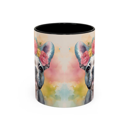French Bulldog 04 Accent Coffee Mug - Dog Lover Gift