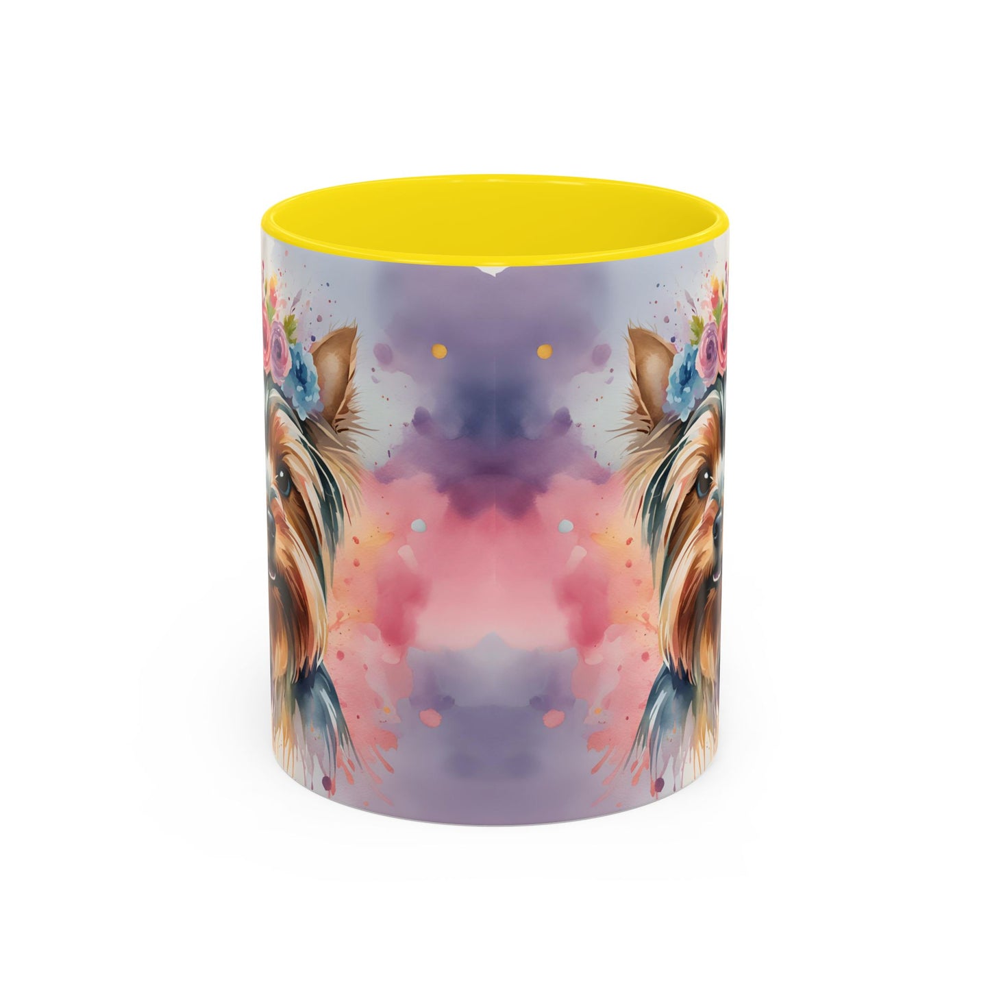 Yorkshire Terrier 01 Accent Coffee Mug - Dog Lover Gift