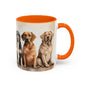 Doggies in a Row 2 Accent Mug 11oz