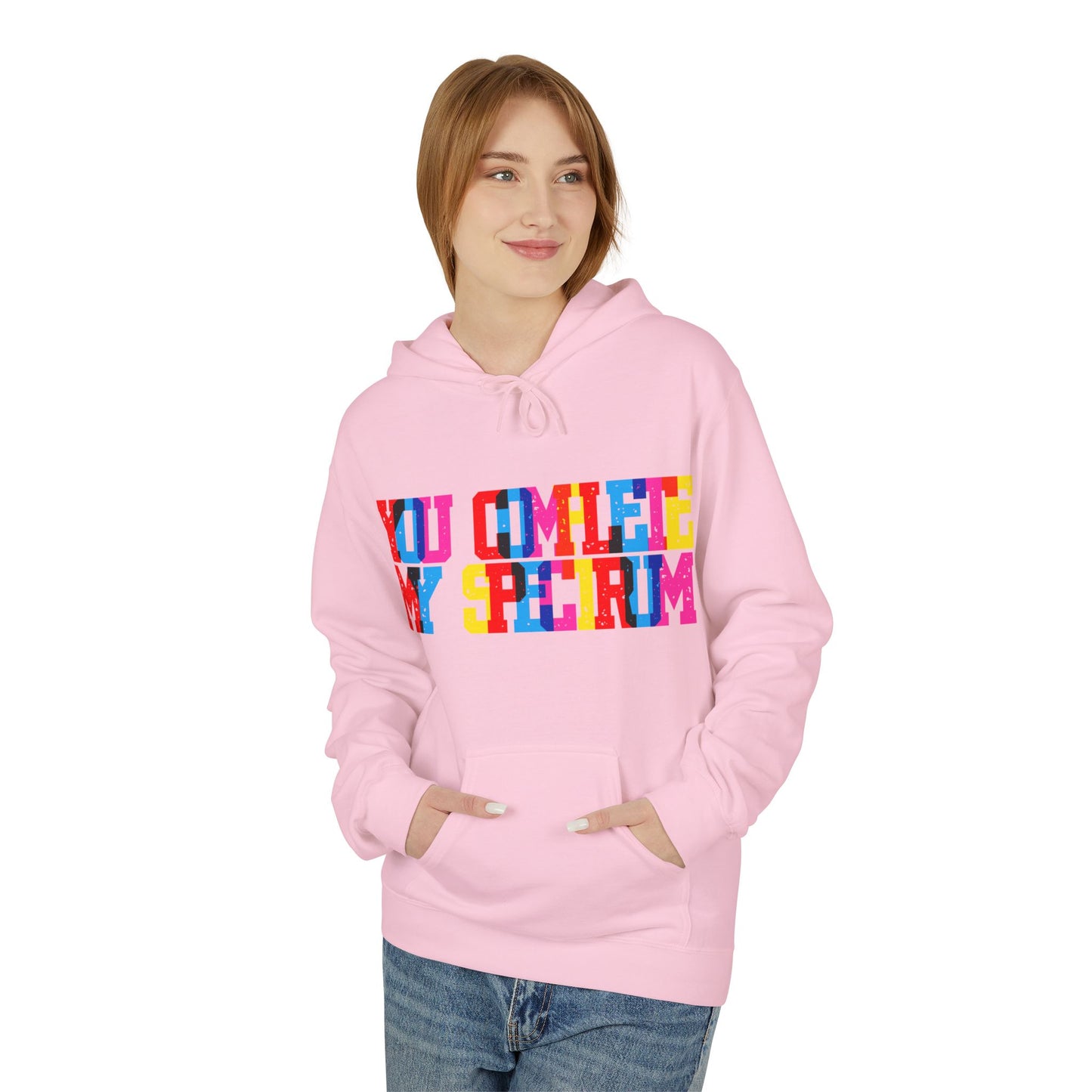 You Complete My Spectrum Unisex Valentines Hoodie