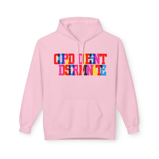 Cupid Doesn’t Discriminate Unisex Valentines Hoodie