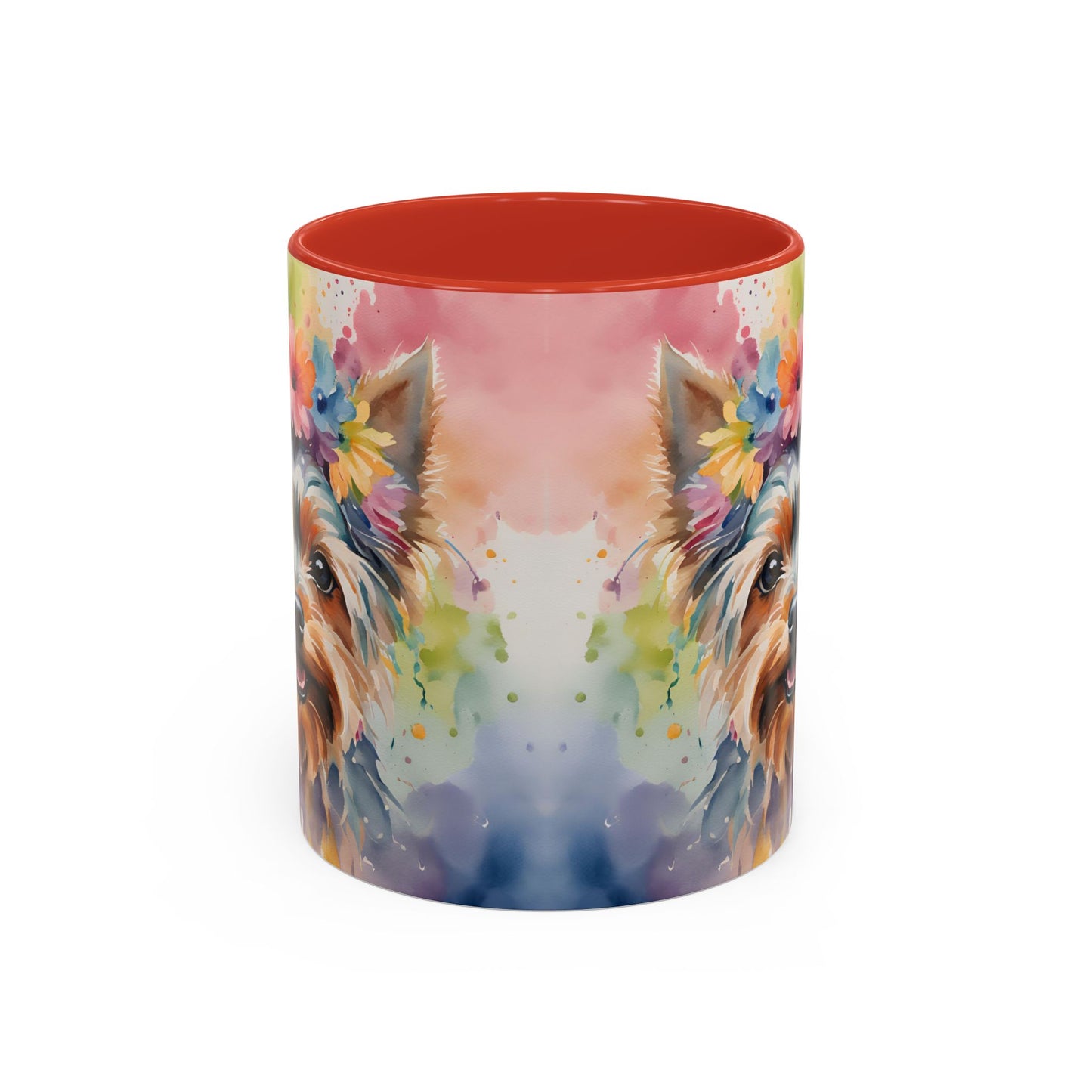 Yorkshire Terrier 03 Accent Coffee Mug - Dog Lover Gift