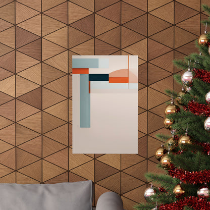 Retro abstract 4 Matte Vertical Posters