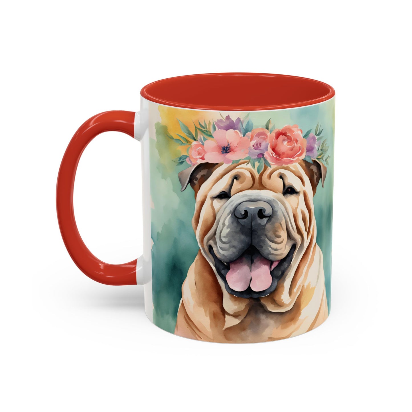 Shar Pei 01 Accent Coffee Mug - Dog Lover Gift
