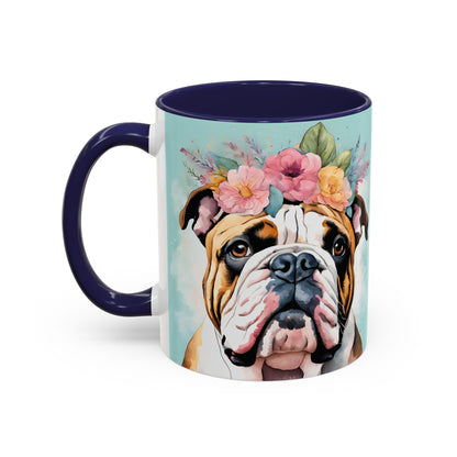 British Bulldog 02 Accent Coffee Mug - Dog Lover Gift