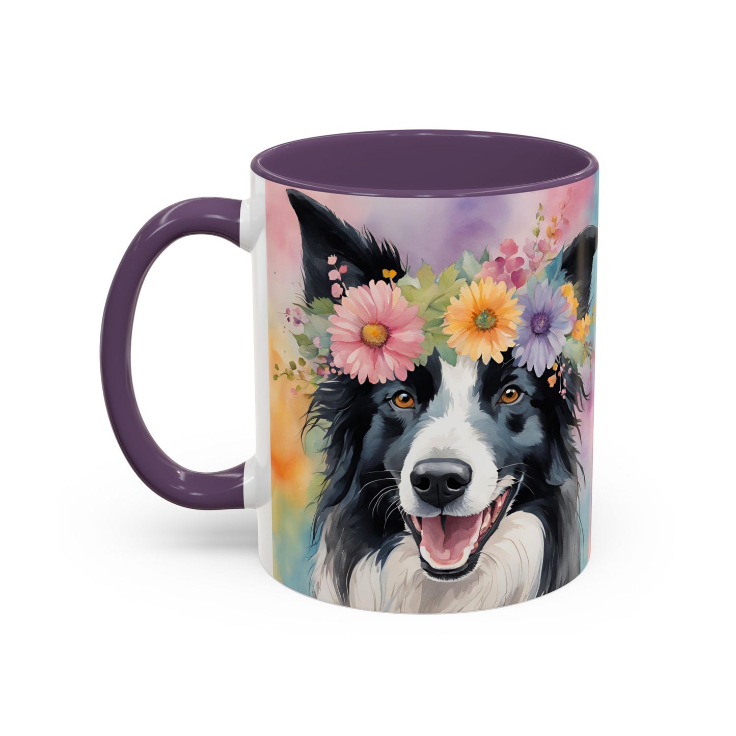 Border Collie 03 Accent Coffee Mug - Dog Lover Gift