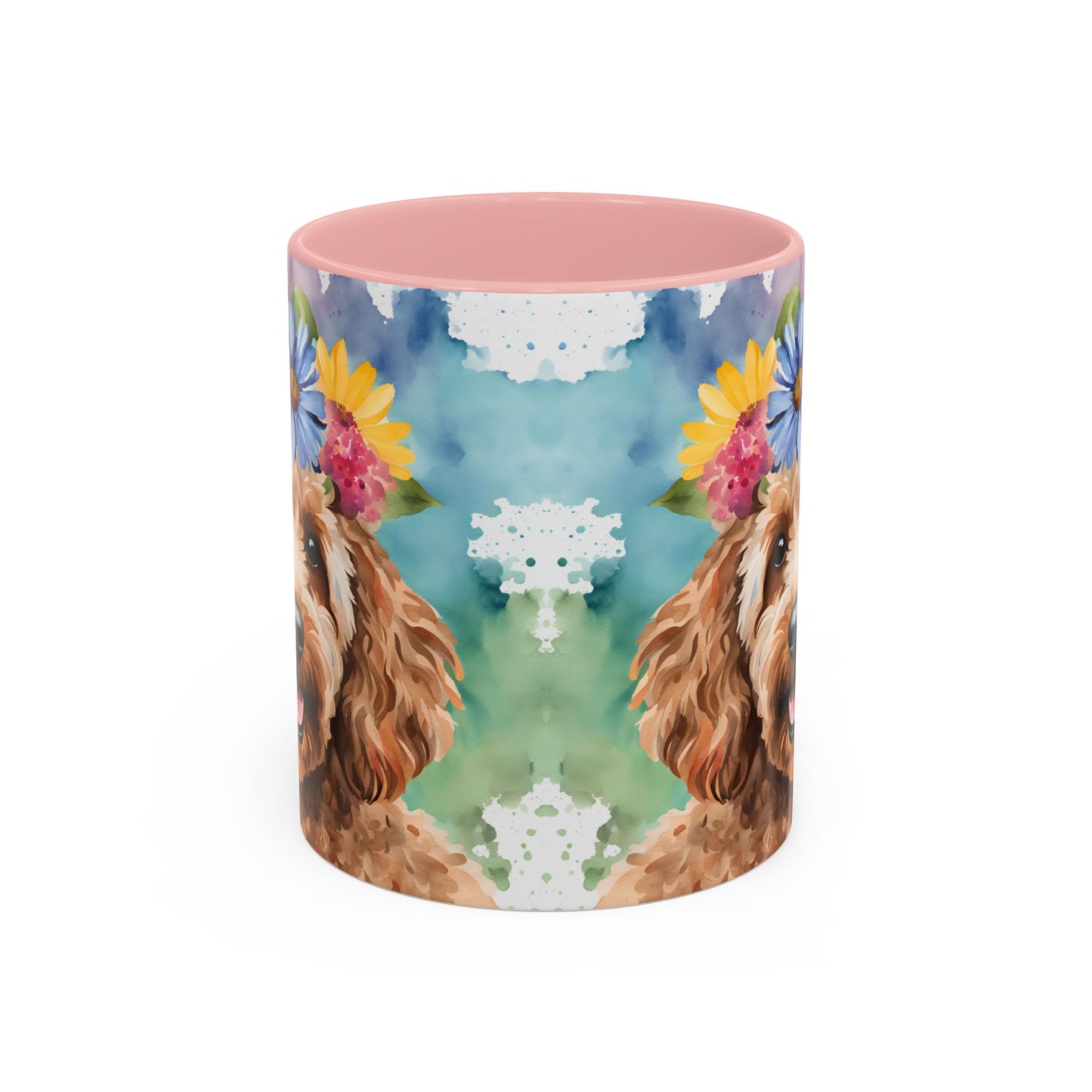 Cockapoo 03 Accent Coffee Mug - Dog Lover Gift