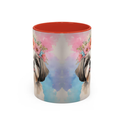 Shih Tzu 03 Accent Coffee Mug - Dog Lover Gift