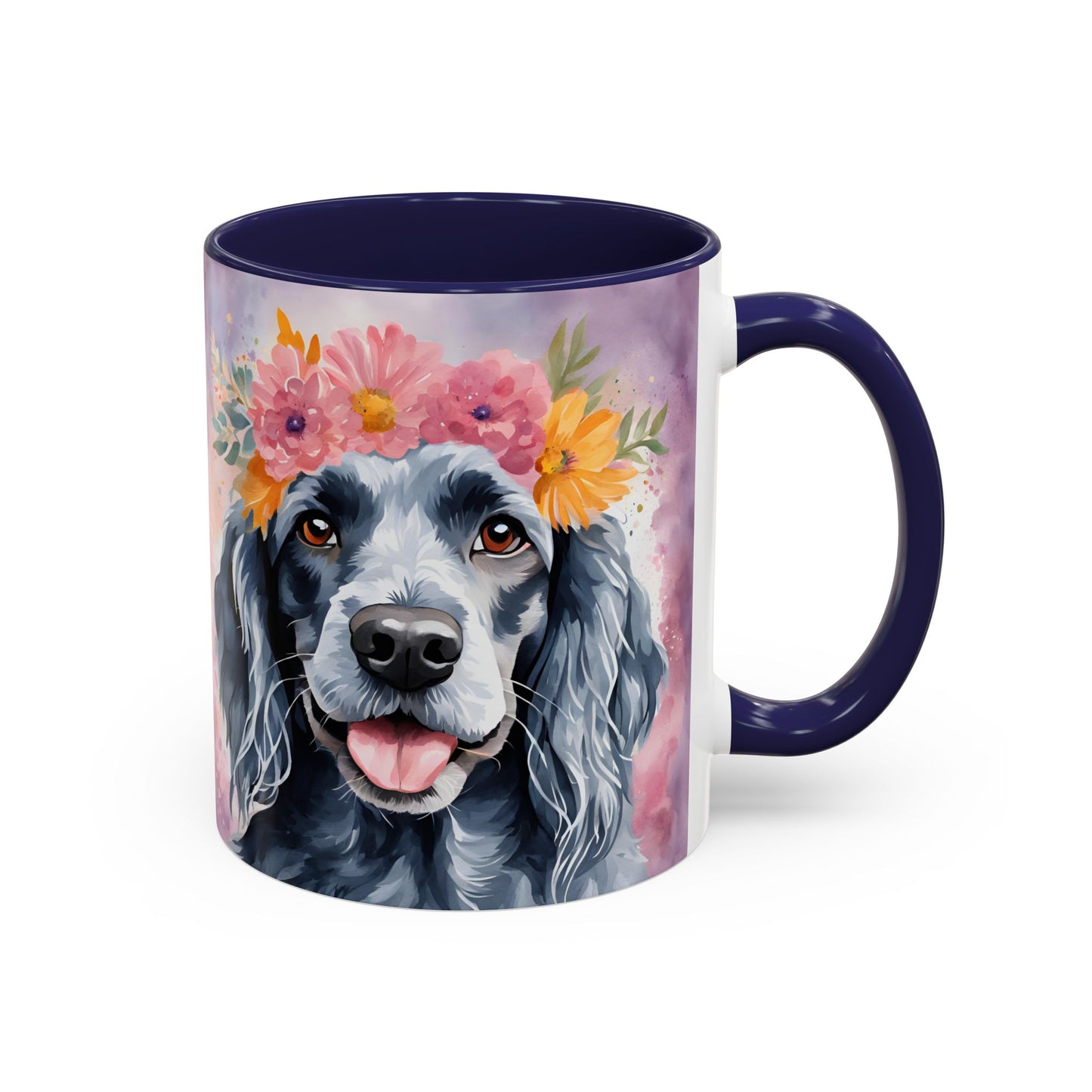 Blue Roan Cocker Spaniel 02 Accent Coffee Mug - Dog Lover Gift