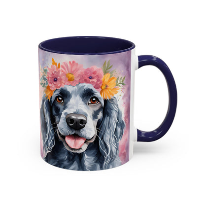 Blue Roan Cocker Spaniel 02 Accent Coffee Mug - Dog Lover Gift