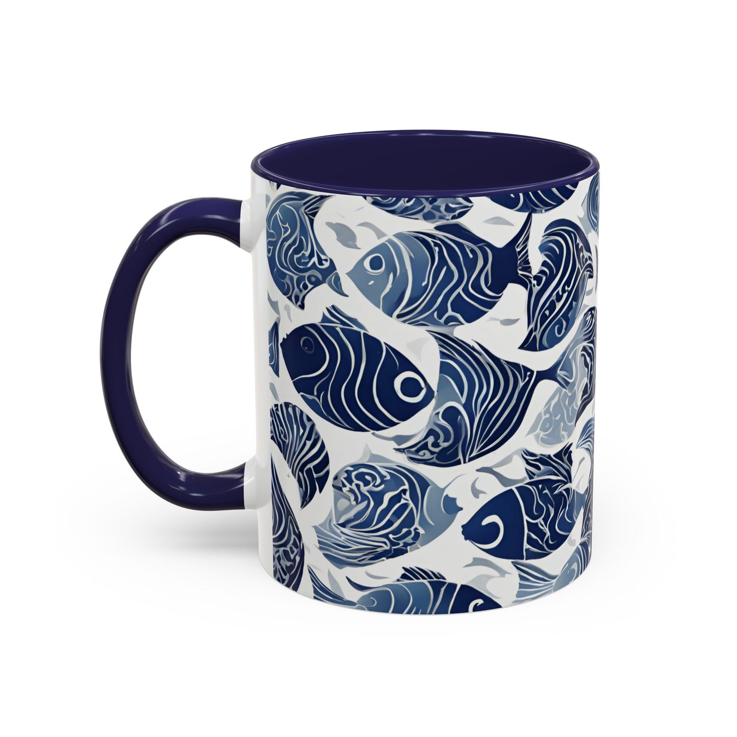 Fish 05 Accent Coffee Mug (11oz)