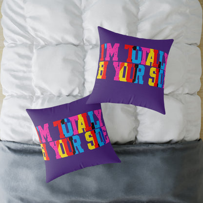 Totally Bi Your Side Poly Pillow