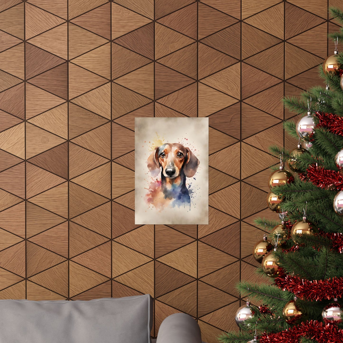 Dogs Dachshund 05 Matte Vertical Poster