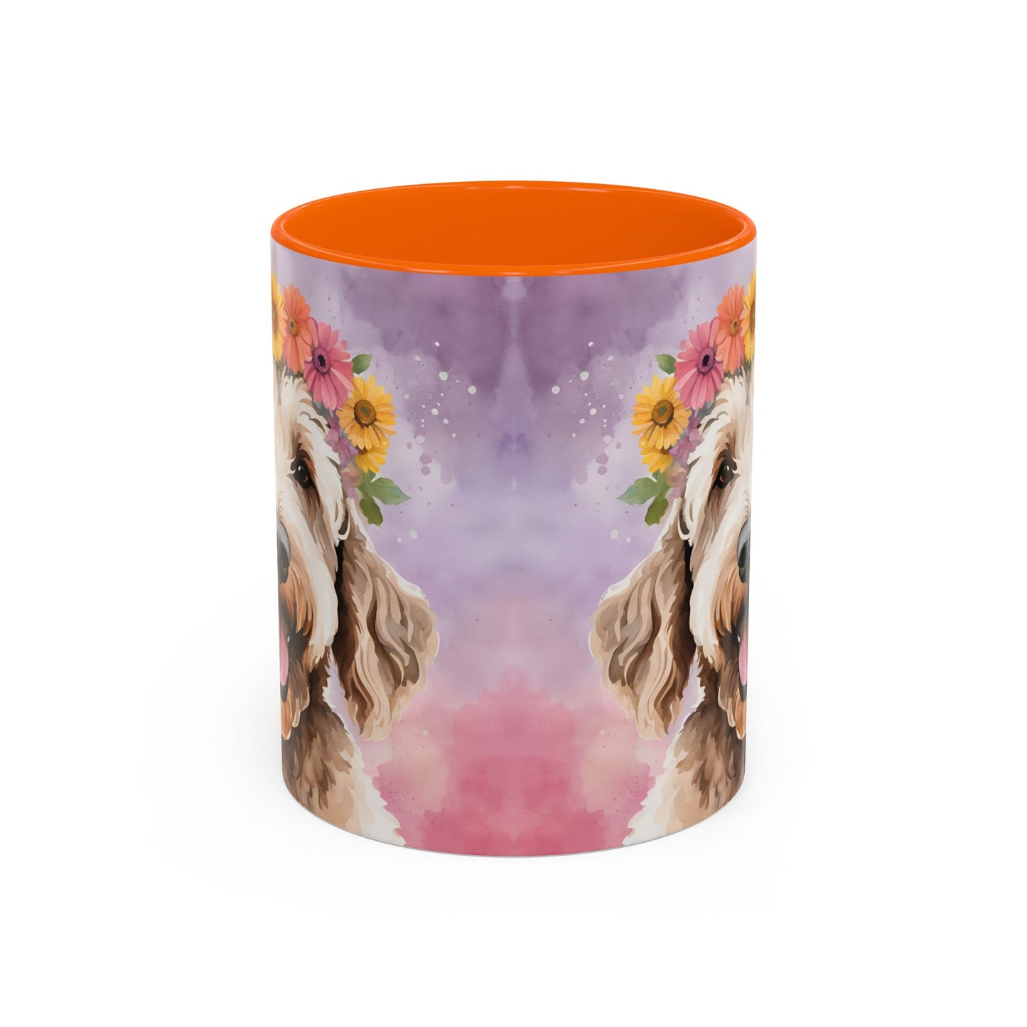 Labradoodle 02 Accent Coffee Mug - Dog Lover Gift