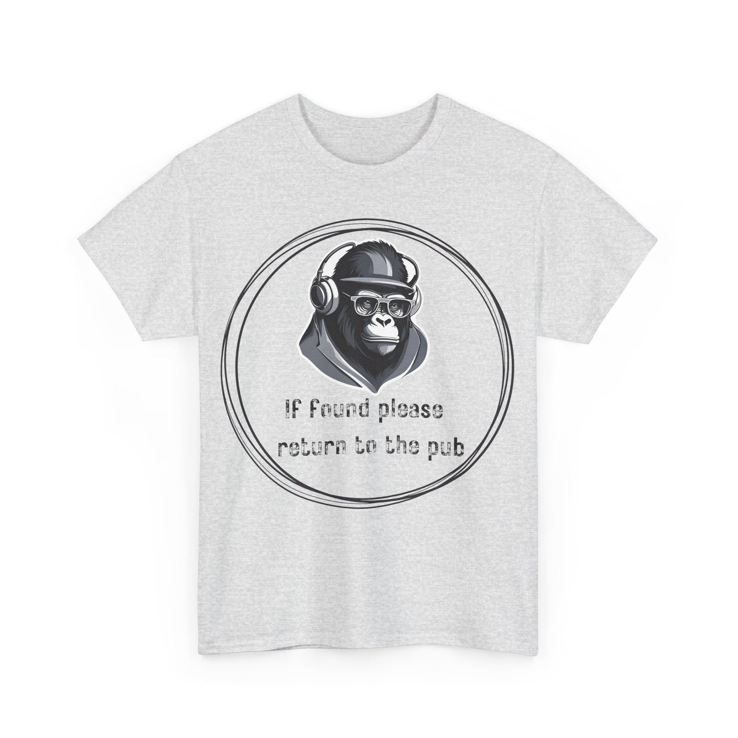 If Found Please Return To The Pub Unisex Heavy Cotton Tee