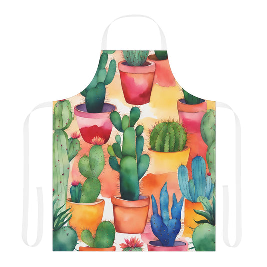 Multi Cacti 1 Adult Apron (AOP)