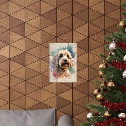 Dogs Cockapoo 02 Matte Vertical Poster