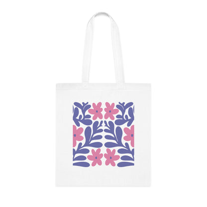 Abstract flowers 17 Cotton Tote