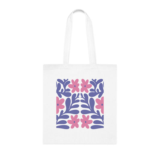 Abstract flowers 17 Cotton Tote
