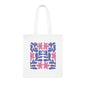 Abstract flowers 17 Cotton Tote