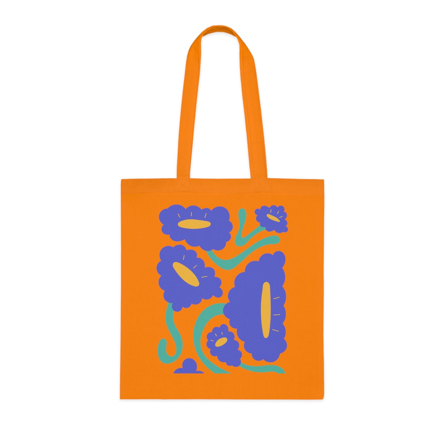 Abstract flowers 04 Cotton Tote