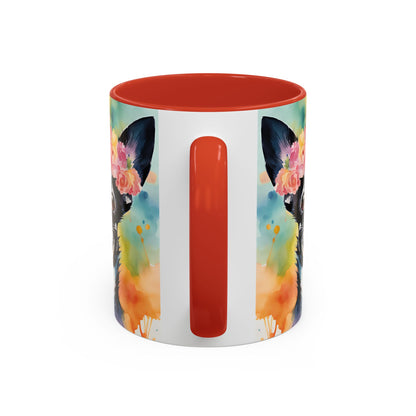 Chihuahua 03 Accent Coffee Mug - Dog Lover Gift