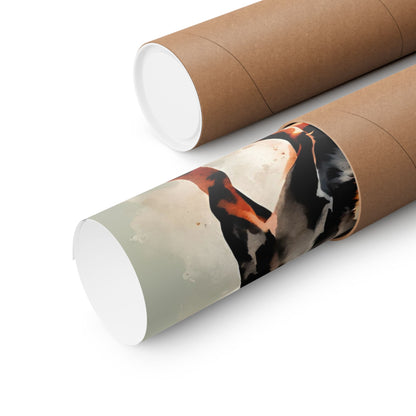 Dogs Dachshund 01 Matte Vertical Poster