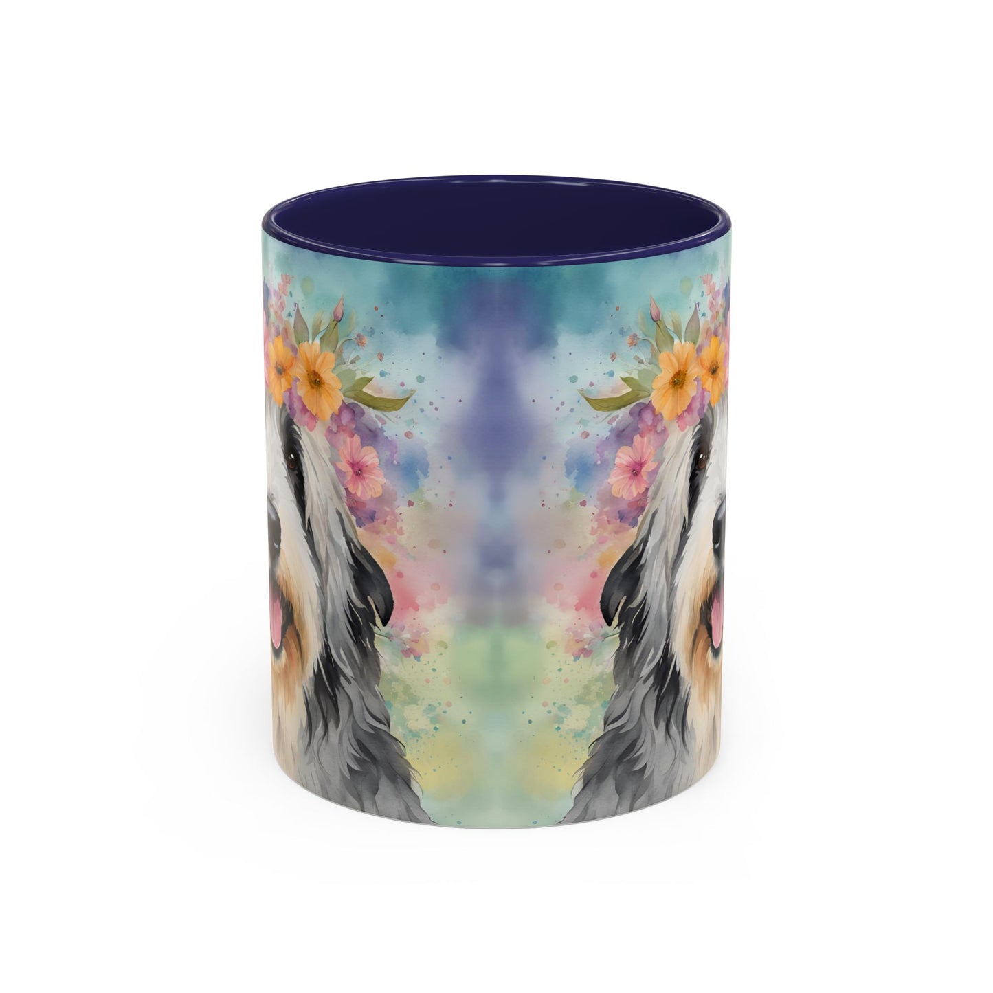 Bearded Collie 02 Accent Coffee Mug - Dog Lover Gift